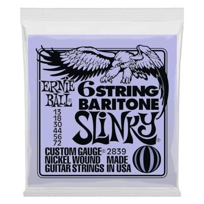 Ernie Ball 2839 Nickel Wound Slinky Baritone snarenset voor baritongitaar Ernie Ball 2839 Nickel Wound Slinky Baritone snarenset voor baritongitaar