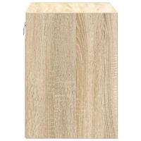 Garagewandkasten 2 st Spaanplaat Sonoma eikenkleurig - thumbnail