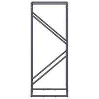 Brandhoutrek 40x25x100 cm koudgewalst staal antraciet - thumbnail