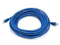 Monoprice UTP Ethernet-netwerkkabel, 24 AWG, Cat6, 550 MHz, blank koper, blauw - thumbnail
