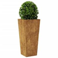 VidaXL Plantenbakken 2 st 35x35x75 cm weervast staal - thumbnail