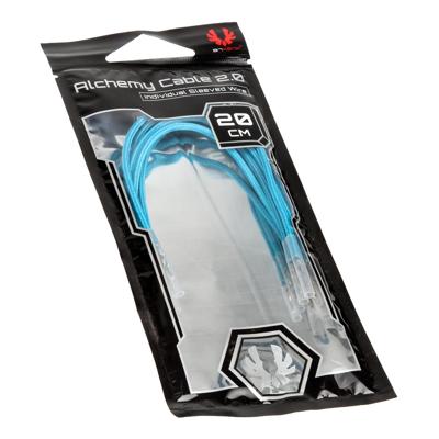 Alchemy 2.0 - PSU kabel - 5x 20cm - cyaan blauw Alchemy 2.0 - PSU kabel - 5x 20cm - cyaan blauw