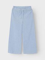 Name it zomer broek meisjes - blauw - wide leg fit - Nkfdustripes - thumbnail