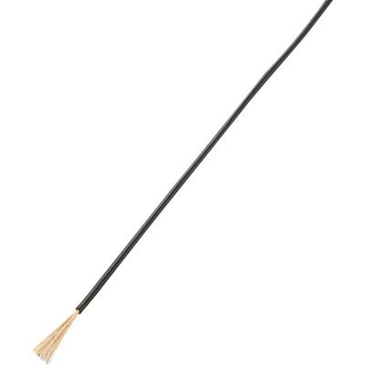 TRU COMPONENTS 1570362 Draad LiFY 1 x 0.50 mm² Zwart 10 m