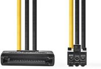 Interne Voedingskabel | SATA 15-Pins Male - PCI Express Female | 0,15 m | Diverse - thumbnail