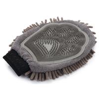 DGS™ Vachtverzorgings-handschoen Dirty Dog Grooming Mitt, grijs - thumbnail