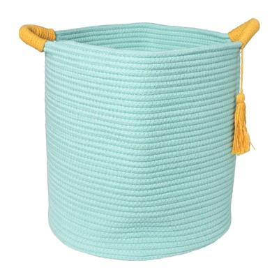 Mand colors hoog - blauw/oranje - ø34x34 cm Mand colors hoog - blauw/oranje - ø34x34 cm