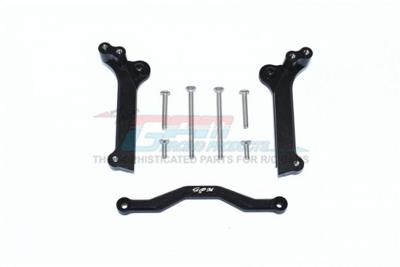 Aluminium Front Shock Mount, Black - Traxxas Maxx