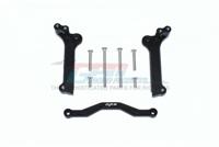 Aluminium Front Shock Mount, Black - Traxxas Maxx - thumbnail