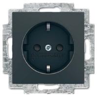 ABB 2CKA002013A5381 Apparaatinzetstuk IP20 Diepzwart (RAL 9005), Zwart