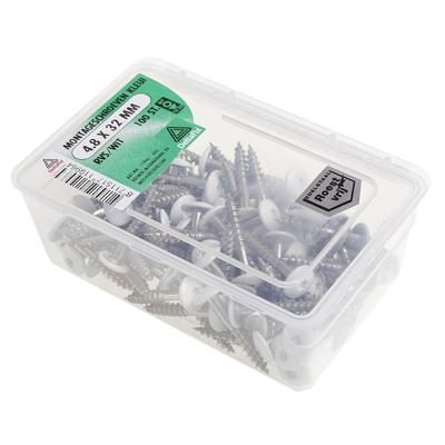 Montageschr. 4,8x25mm rvs 100st Deltafix - Deltafix