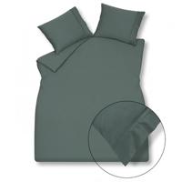 Vandyck Vandyck Purity 87 Uni Satin dekbedovertrek 140x200/220 Dark Green - thumbnail