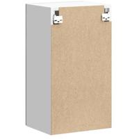 Keukenwandkast Lucca bewerkt hout betongrijs - thumbnail