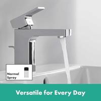 Hansgrohe Wastafelmengkraan Vernis Shape Eengreeps 100 Met Metalen Trekwaste Chroom - thumbnail