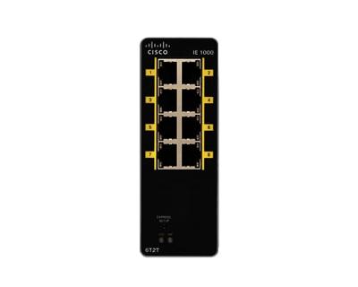 Cisco IE-1000-6T2T-LM-netwerkswitch beheerde Fast Ethernet (10/100) Zwart