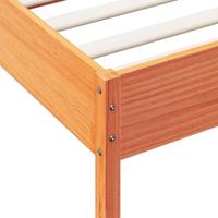 Bedframe massief grenenhout wasbruin 100x200 cm - thumbnail