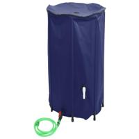VidaXL Watertank met kraan opvouwbaar 380 l pvc - thumbnail