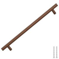 Handvatten 5 st 224 mm roestvrij staal bronskleurig - thumbnail