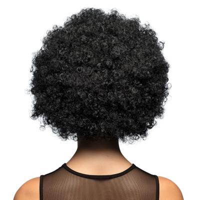 Pruik Afro zwart