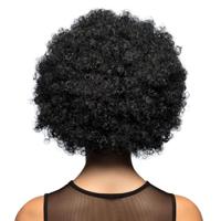 Pruik Afro zwart - thumbnail
