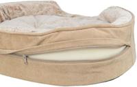 Trixie vital hondenmand lino soft ovaal beige / creme - thumbnail