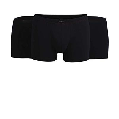 3-pack 100% biologisch katoen - heren boxershorts - Zwarte heren onderbroeken