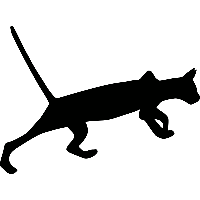 Poes - Muursticker - thumbnail