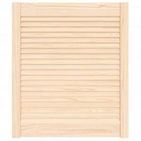 Louvredeur 69x59,4 cm massief grenenhout - thumbnail