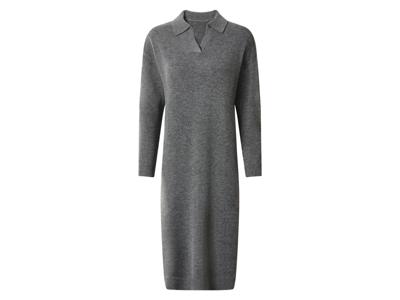 esmara Gebreide dames jurk (Grijs, M (40/42))