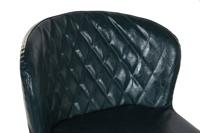 Kruk DKD Home Decor 40 x 42,5 x 81,5 cm Zwart Blauw Metaal Marineblauw - thumbnail