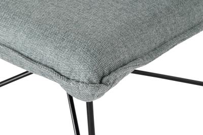 Leunstoel Home ESPRIT Zwart Groen Metaal 66 x 78 x 75 cm