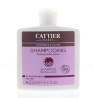 Cattier Shampoo droog haar bamboe 250 Milliliter - thumbnail