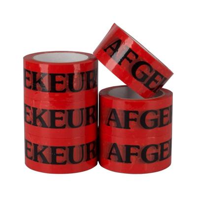 Pp acryl tape low noise &apos;afgekeurd&apos; 32 micron 50 mm x 66 meter | 6 stuks