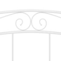 Bedframe metaal wit 140x200 cm - thumbnail