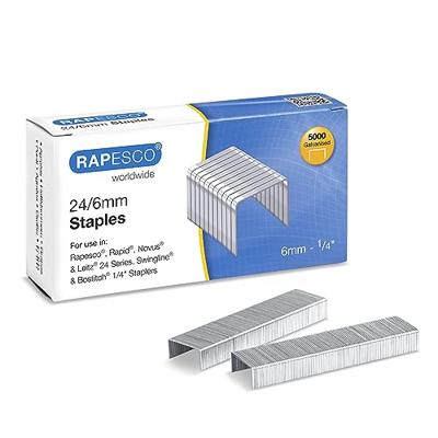 Nieten rapesco 24 6mm 5000st zilver Nieten rapesco 24 6mm 5000st zilver