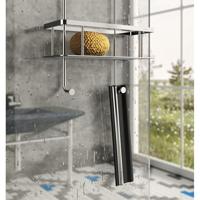 Douchewisser Smedbo Sideline met Grip Chroom Smedbo - thumbnail