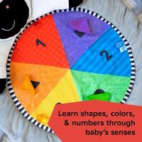 BABY EINSTEIN Zen's Activity Milestones speelkleed met houten staaf, multisensorisch speelgoed, vanaf de geboorte - thumbnail