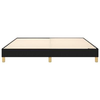 Boxspringframe stof zwart 180x200 cm