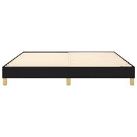 Boxspringframe stof zwart 180x200 cm - thumbnail