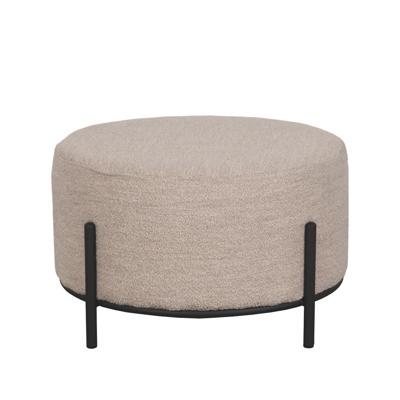 LABEL51 Hocker 'Troy' Bouclé, 57cm, kleur Naturel