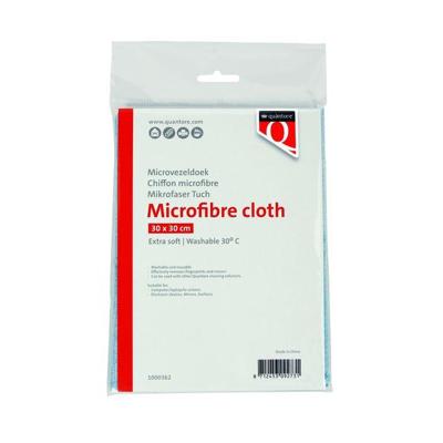Microvezeldoek Quantore 30x30cm blauw Microvezeldoek Quantore 30x30cm blauw