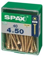 Schroefdoos SPAX Houten schroef Platte kop (4 x 50 mm) (4,0 x 50 mm) - thumbnail