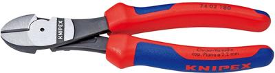 KNIPEX kracht-zijsnijtang 74 02 140 kniptang (rood)