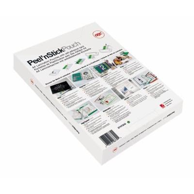 GBC Peel&apos;nStick lamineerhoes ft A3, 150 micron (2 x 75 micron), zelfklevend, pak van 25 stuks