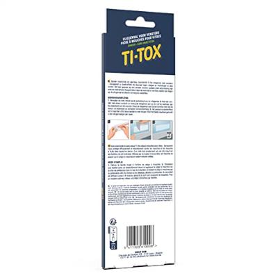 Riem Ti-Tox anti-vliegensticker, transparant, 4 stuks