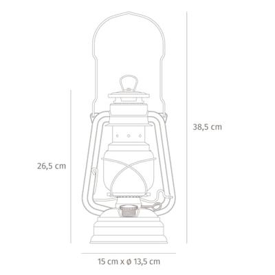 Feuerhand Stormlamp 276 Olielamp Brons
