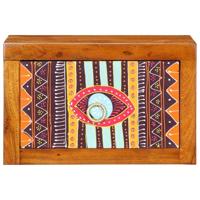 Nachtkastje met lade Bruin, multicolor 35 x 30 x 22 cm - thumbnail