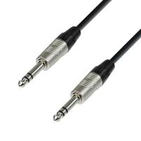 Adam Hall 4 Star BVV 0300 gebalanceerde Jack TRS instrumentkabel 3,0 m - thumbnail