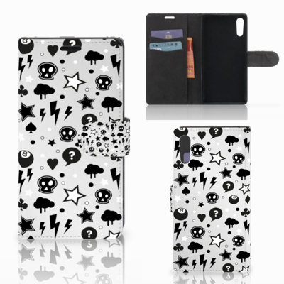 Telefoonhoesje met Naam Sony Xperia XZ | Sony Xperia XZs Silver Punk