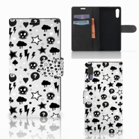 Telefoonhoesje met Naam Sony Xperia XZ | Sony Xperia XZs Silver Punk - thumbnail